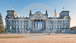 Reichstag building in Berlin photo
