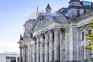 Reichstag building in Berlin, Germany