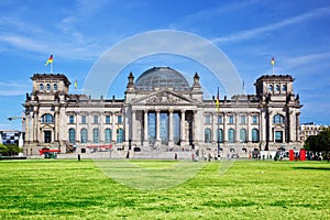 The Reichstag building. Berlin, Germany