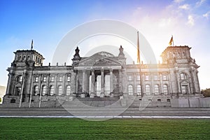 Reichstag building in Berlin, Germany