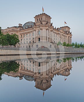 The Reichstag building (Bundestag), Berlin Germany