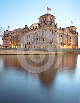 The Reichstag building (Bundestag), Berlin Germany