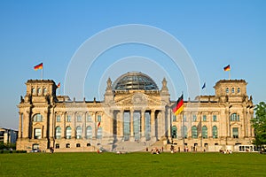 Reichstag building (german government) in Berlin,