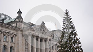 Reichstag building. German government. Modern Bundestag.