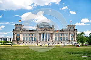 Reichstag building, seat of the German Parliament