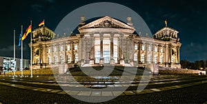 Reichstag building, seat of the German Parliament Deutscher Bundestag in Berlin, Germany