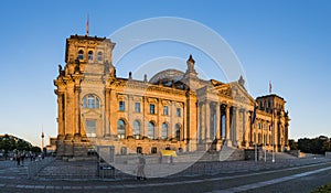 Reichstag Building, West facade, Berlin, Germany