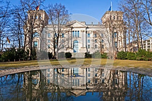 Reichstag (Bundestag) building in Berlin, Germany