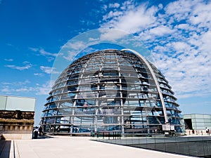 Reichstag cupola outside view