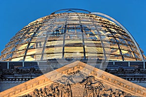 Reichstag Dome Berlin photo