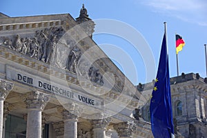 Reichstag, the famous parliament of Germany