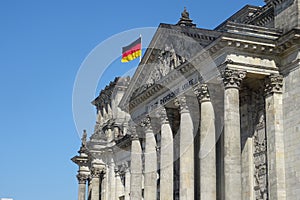 Reichstag, the famous parliament of Germany