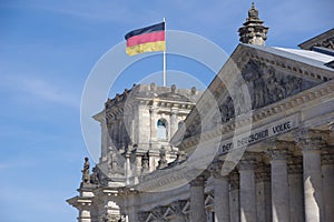 Reichstag, the famous parliament of Germany