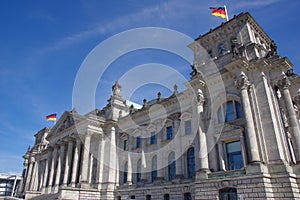 Reichstag, the famous parliament of Germany