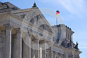 Reichstag, the famous parliament of Germany