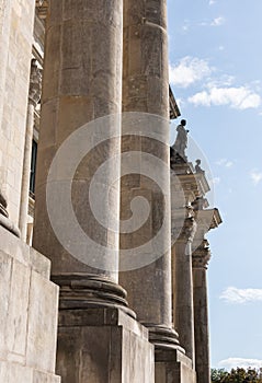 The Reichstag, historic edifice in Berlin