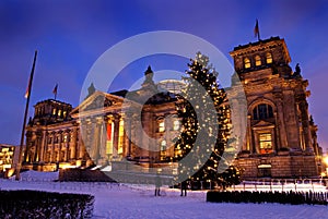 Reichstag weihnachten berlin