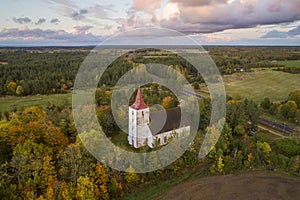 Reigi church in Hiiumaa Estonia photo