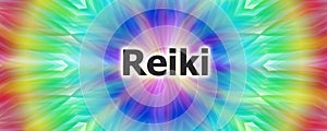 Reiki energy mandala photo