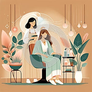 Reiki-Infused Hair Salon Session