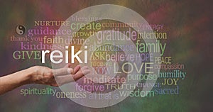 Reiki in the palm of your hand