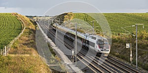Train SNCF TGV in France