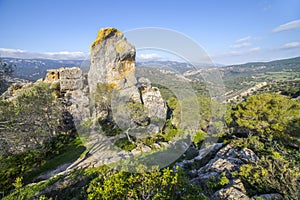 Reina Mora baths at Los Alcornocales Nature Reserve, Cadiz, Spain photo