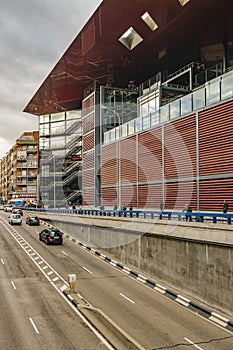 Reina Sofia Museum Exterior View, Madrid, Spain