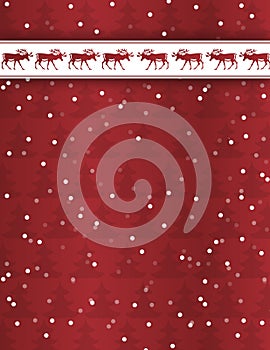 Reindeer Christmas Background