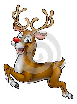 Reindeer Christmas Cartoon Character