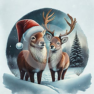 Reindeer clipart art cartoon , christmas deer clipart. christmas clipart. christmas idea. christmas design , xmas