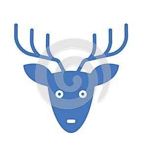 Reindeer Isolated Vector icon that can be easily modified or edited
