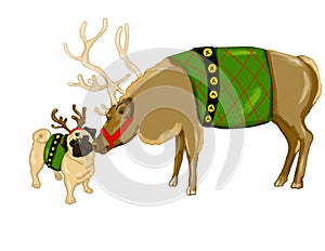 Reindeer and Pug