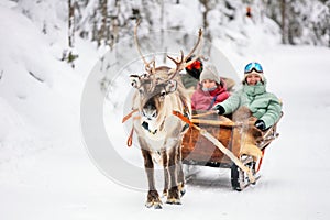 Reindeer safari in Lapland