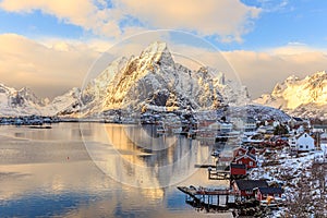 Reine fishing village