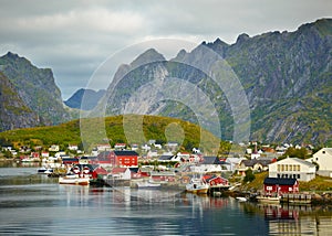 Reine fishing village