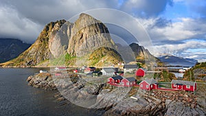 Reine fishing village in Lofoten Islands, Norway
