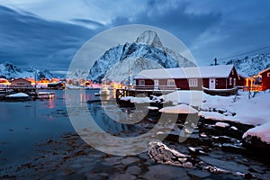 Reine fishing village, Lofotens