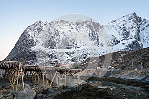 Reine and reinebringen in lofoten island