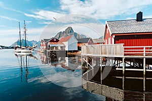 Reine Town in Norway