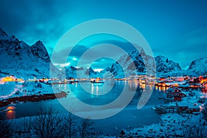 Reine village on Lofoten Islands