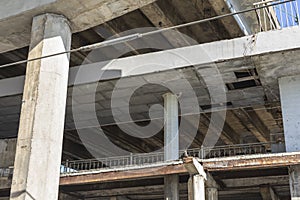 Reinforced Concrete Structure of Highway Overpass