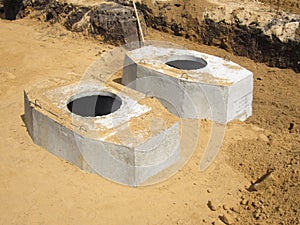 Reinforced concrete wells of large diameter