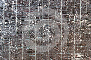 Reinforced wired safety glass background