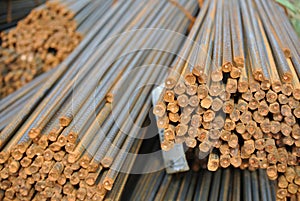 Reinforcement bars - Steel rods or bars used to reinforce concrete