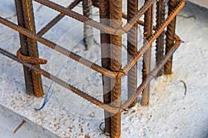 reinforcement at a construction site for concreting 6
