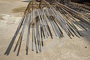 Reinforcing cages of round columns