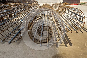 Reinforcing cages of round columns