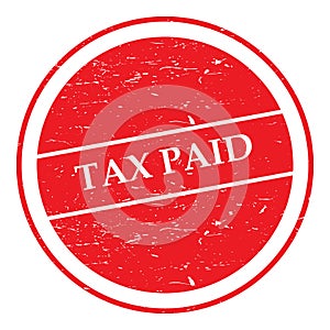 Tax paid stamp