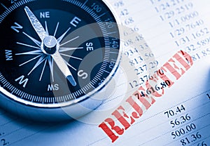 Rejected budget and compass